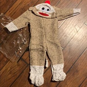 Sock Monkey Toddle Costume